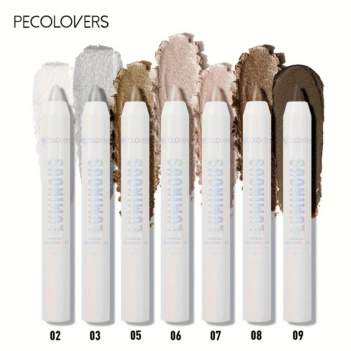 1pc Eyeshadow Pencil – Glitter & Matte