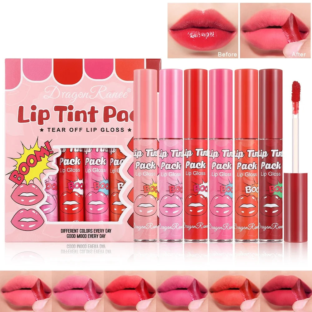 Tear off lipstick moisturizing
