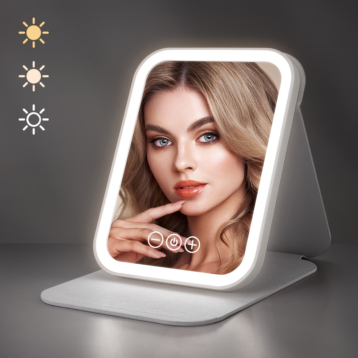 M MISS DREAM Portable Lighted Makeup Mirror
