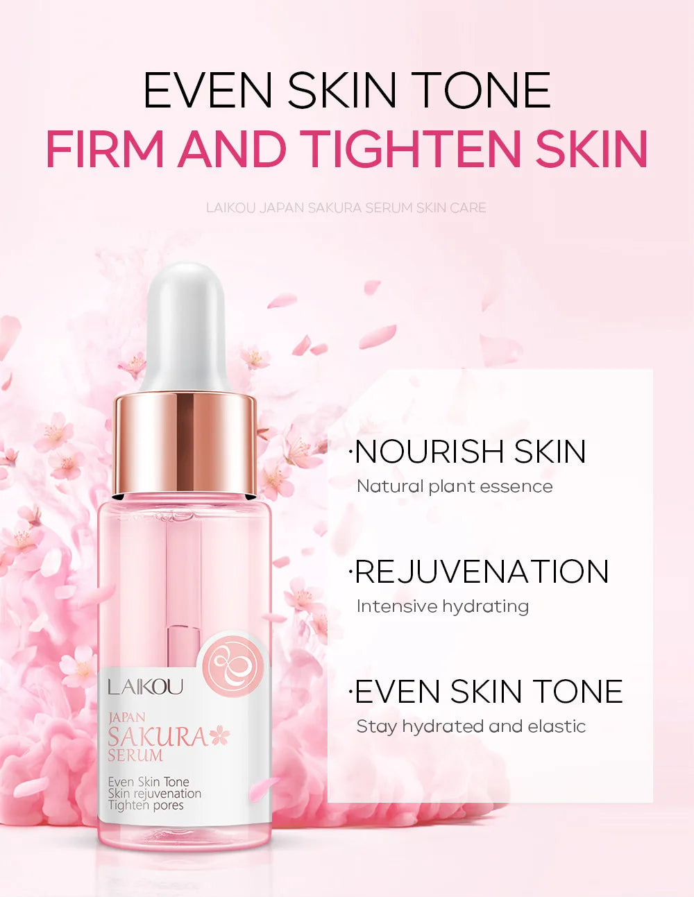 Sakura Radiance – Hydrating & Anti-Wrinkle Serum