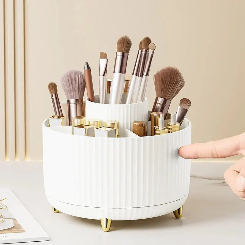 360° Rotating Container for Storing Makeup Brushes Premium