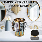 Rotating 360° Sunglass and Jewelry Organizer with Detachable Tray for Home Display