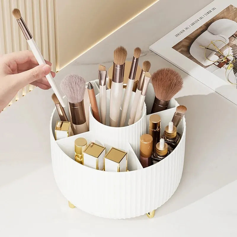360° Rotating Container for Storing Makeup Brushes Premium