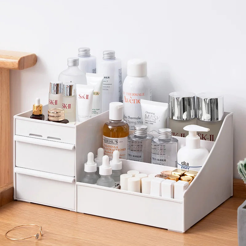 Cosmetics organizer box