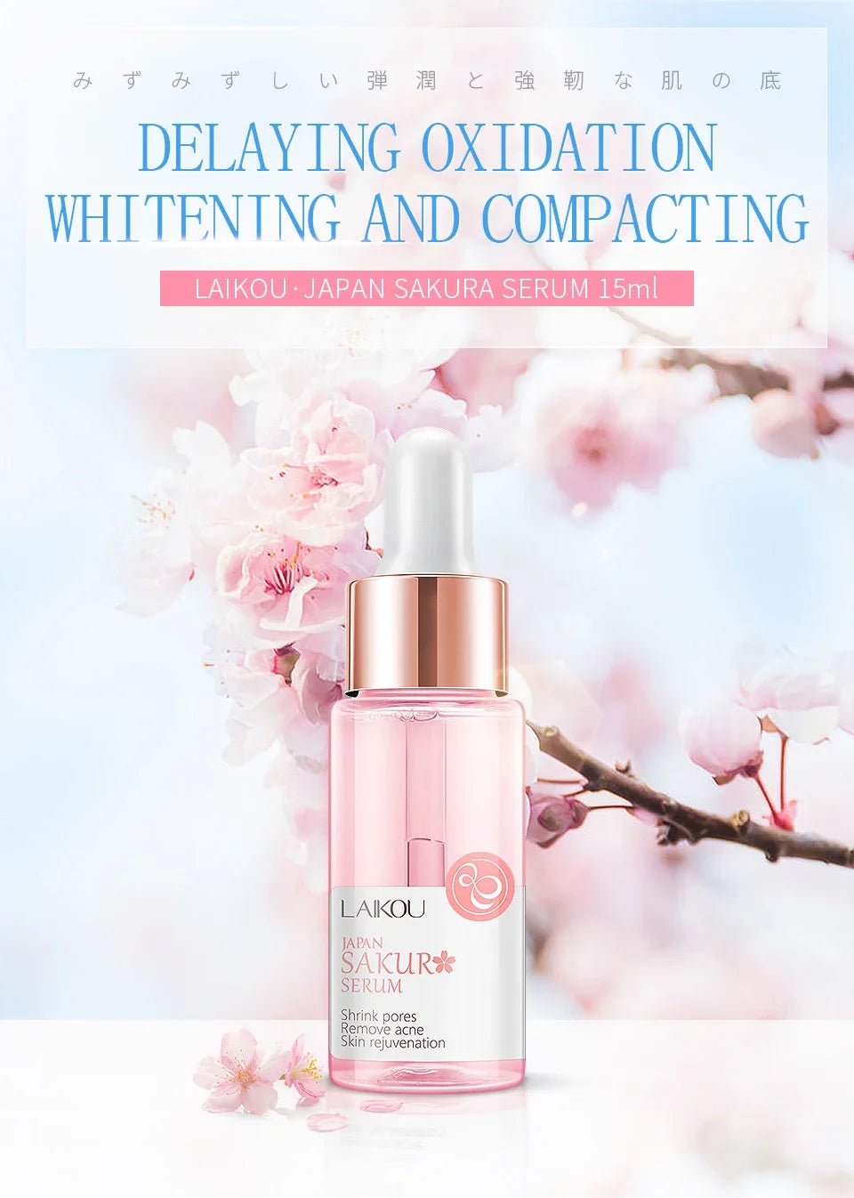 Sakura Radiance – Hydrating & Anti-Wrinkle Serum