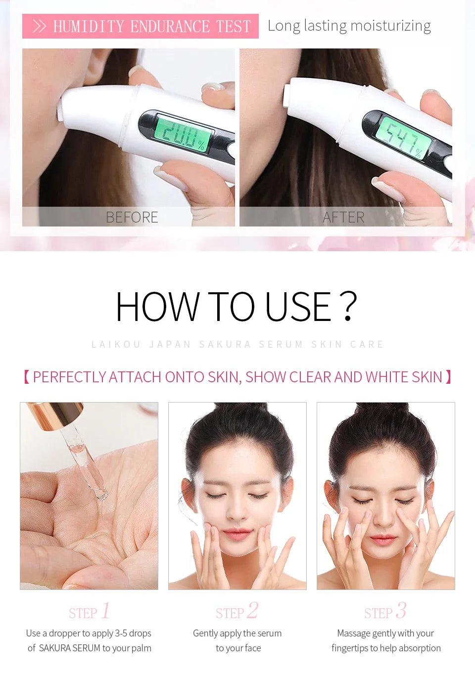 Sakura Radiance – Hydrating & Anti-Wrinkle Serum