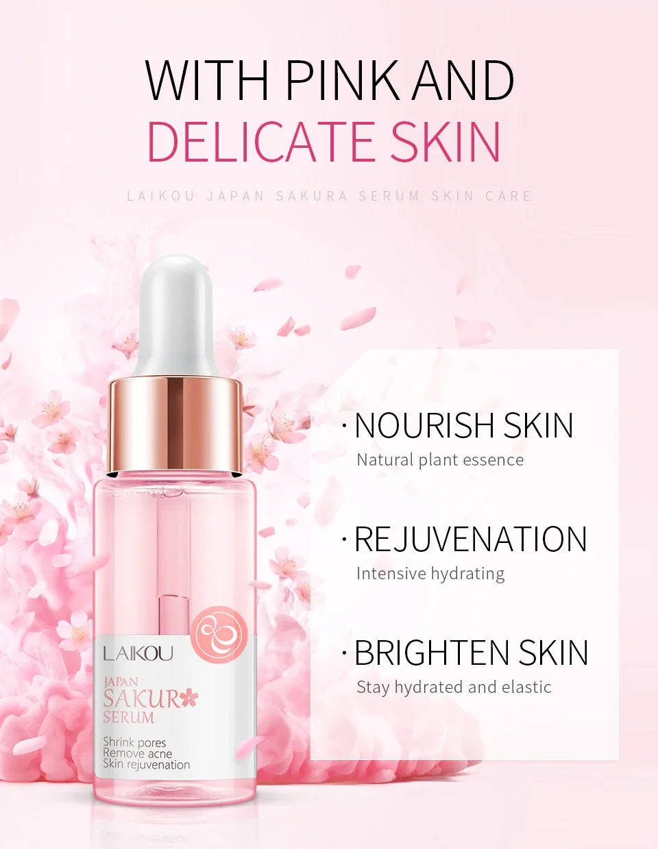 Sakura Radiance – Hydrating & Anti-Wrinkle Serum