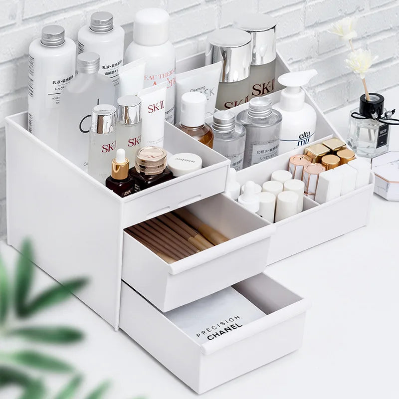 Cosmetics organizer box